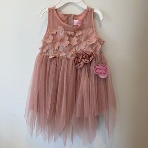 Popatu Floral Appliqué Dress - size 2T